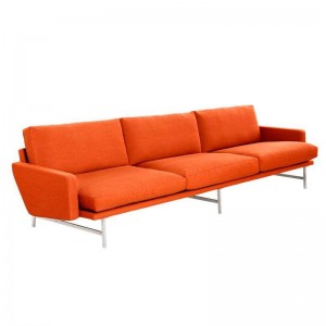 Sofá de 3 plazas Lissoni naranja de Fritz Hansen en Moises Showroom