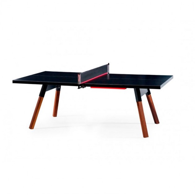Mesa de Ping pong para exterior color negro You and me de RS Barcelona. Disponible en Moisés Showroom