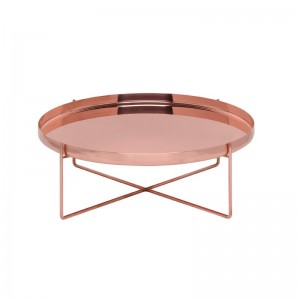 Comprar Mesa auxiliar Habibi color cobre talla M de E15. Disponible en Moisés showroom