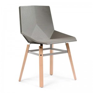 Silla Green patas madera Mobles 114 asiento beige