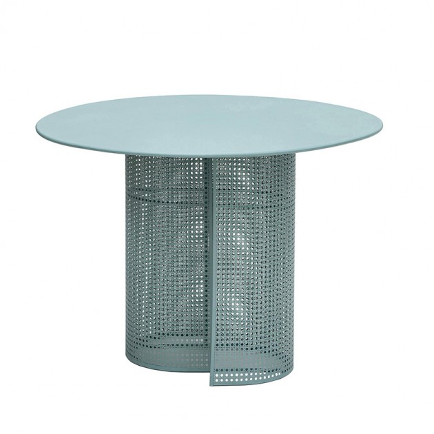 mesa de comedor Arena Isimar color esmeralda