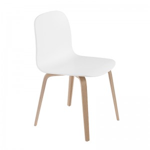 Silla Visu chair base madera color blanco roble de Muuto en Moises Showroom