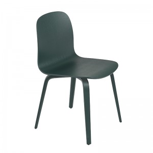 Silla Visu chair base madera color dark green de Muuto en Moises Showroom