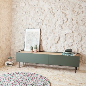 Mueble TV Arista de Teulat color verde en Moises Showroom