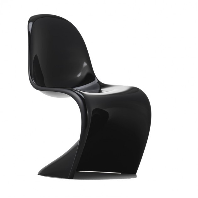 Panton Chair classic Vitra negra