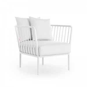 sillón Arp de exterior Diabla Plain blanca