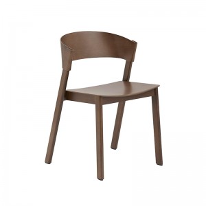Silla Cover side chair dark brown Muuto