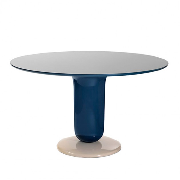 Explorer Dining table diámetro 130 multicolor blue