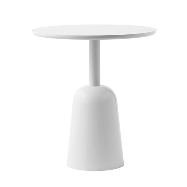 Mesa auxiliar Turn Table de Normann Copenhagen color warm grey en Moises Showroom