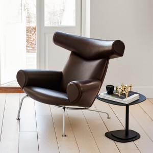 Wegner OX Chair Fredericia piel marrón