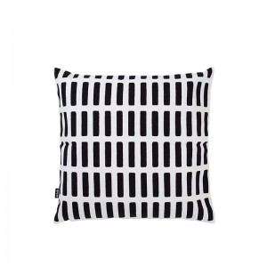 Cushion cover, white/black, small, 40 x 40 cm