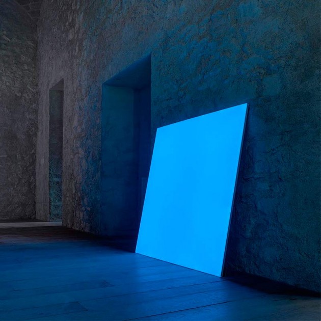 Pablo lámpara de suelo azul casa Montalcino Davide Groppi