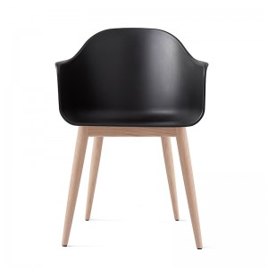 Harbour Dining Chair, Wooden Base, Plastic - Audo Copenhagen