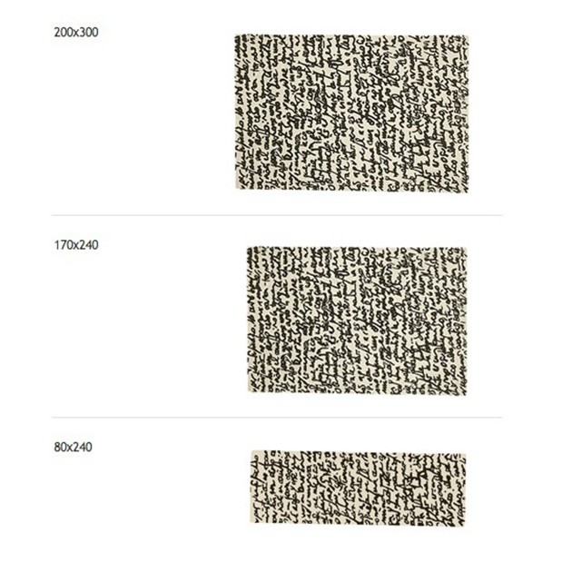 dimensiones alfombra Manuscrit Nanimarquina